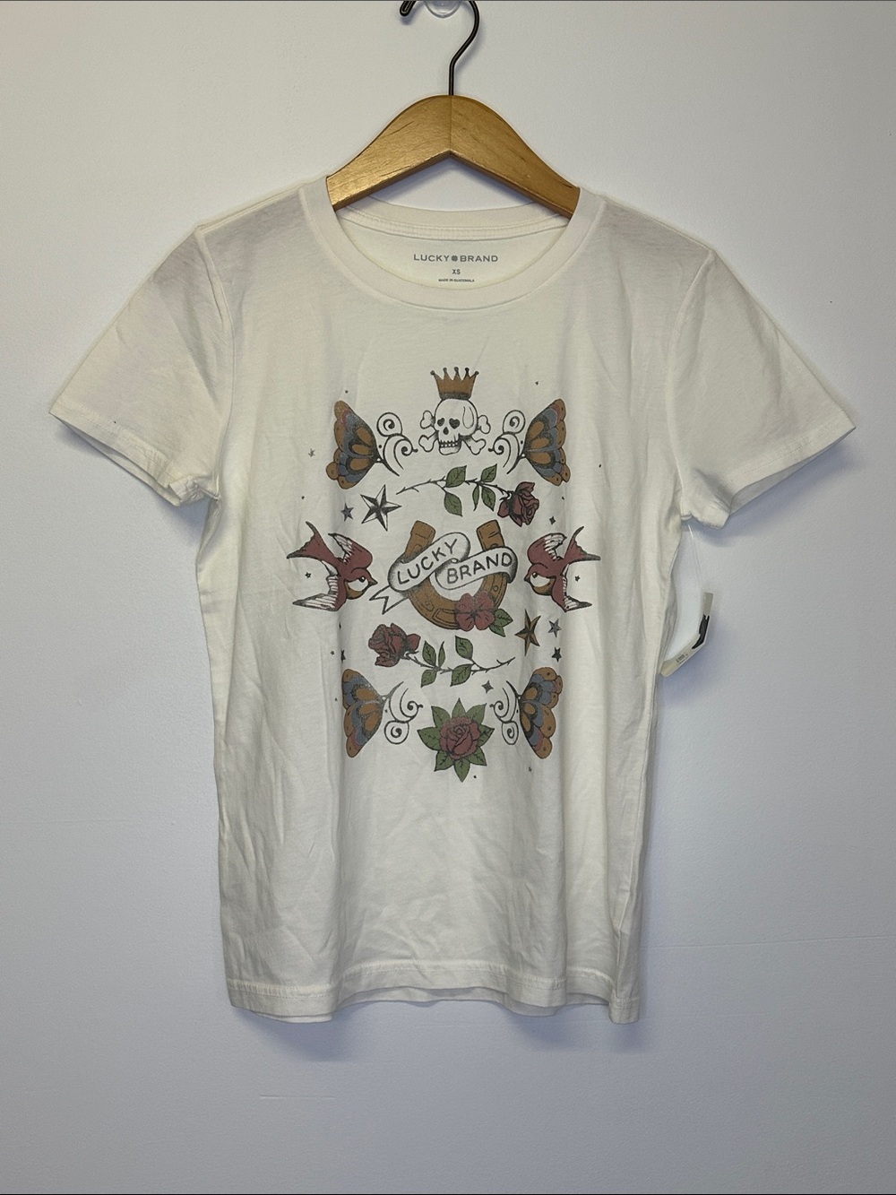 Lucky Brand Off-White Graphic t-shirt size XS and Medium